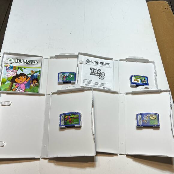 Leapster learning games Dora, Toy Story3 Backyardigans learn to draw video lot - Picture 8 of 16